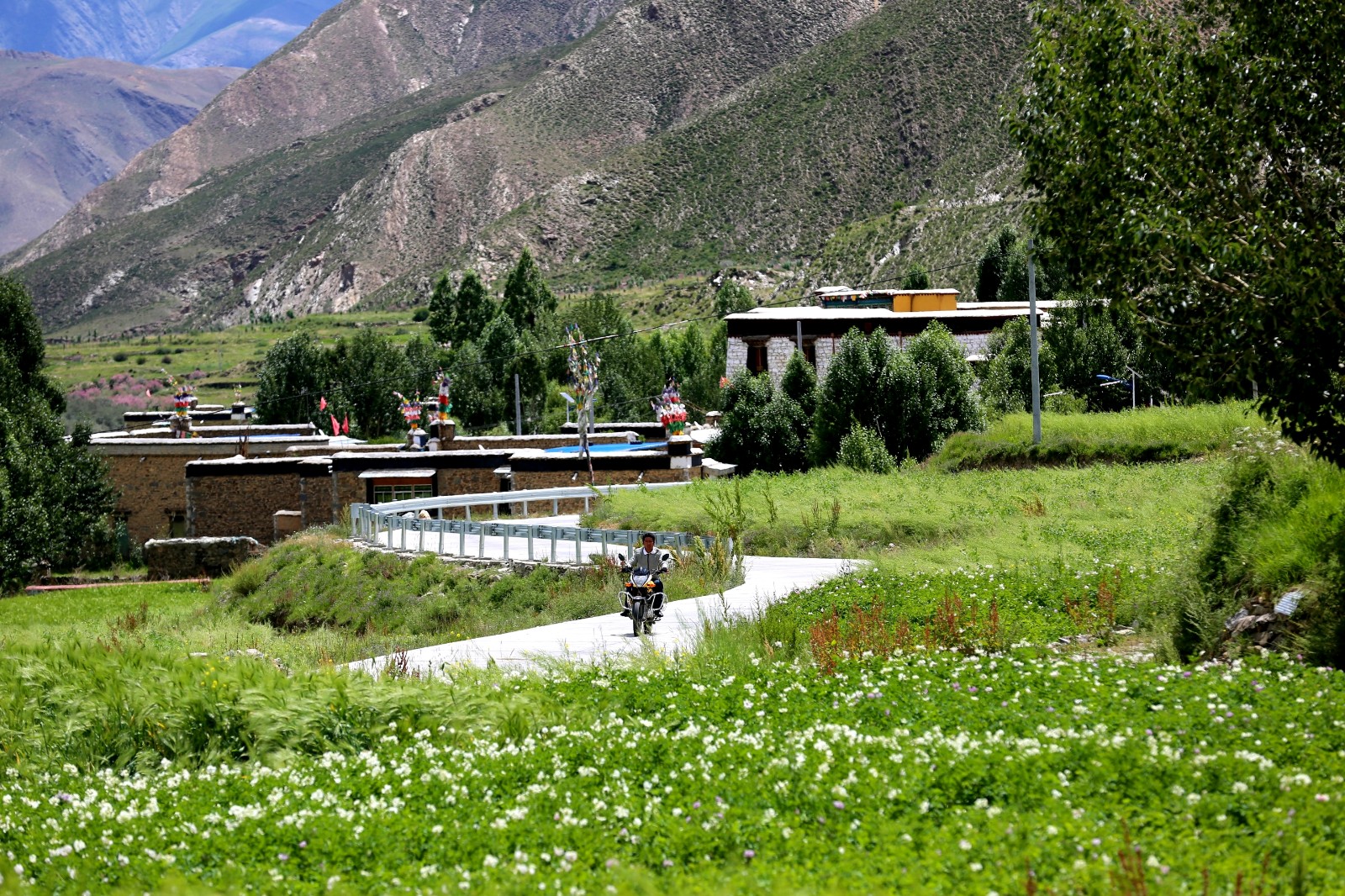 景中有路 路中有景 建成琼结强吉最美乡村旅游公路.jpg 景中有路 路中有景 建成琼结强吉最美乡村旅游公路.jpg
